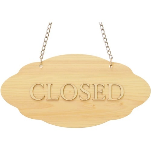 OPEN/CLOSED プレート