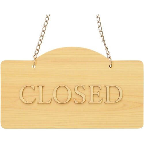 OPEN/CLOSED プレート