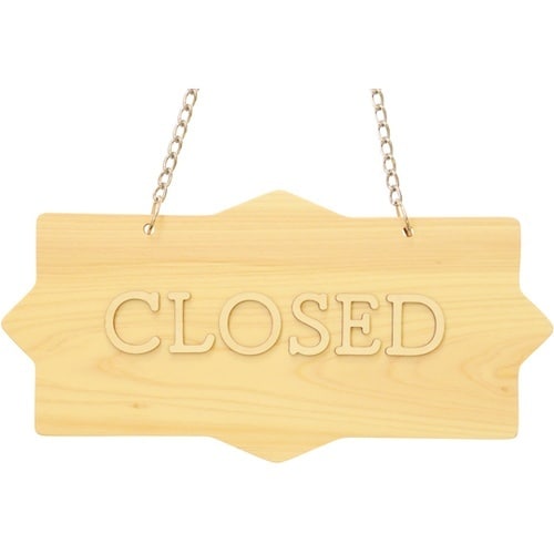 OPEN/CLOSED プレート