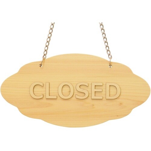 OPEN/CLOSED プレート