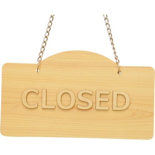 OPEN/CLOSED プレート