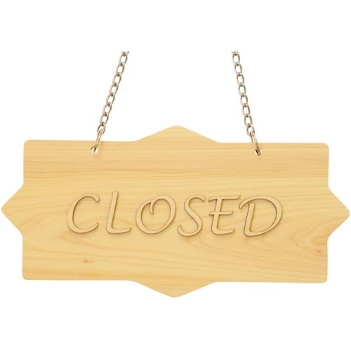 OPEN/CLOSED プレート