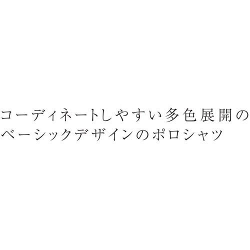 ポロシャツ 4 アクア