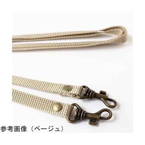 PPテープショルダーストラップ 金具アンティークゴールド 全長約80cmー130cm 1本入