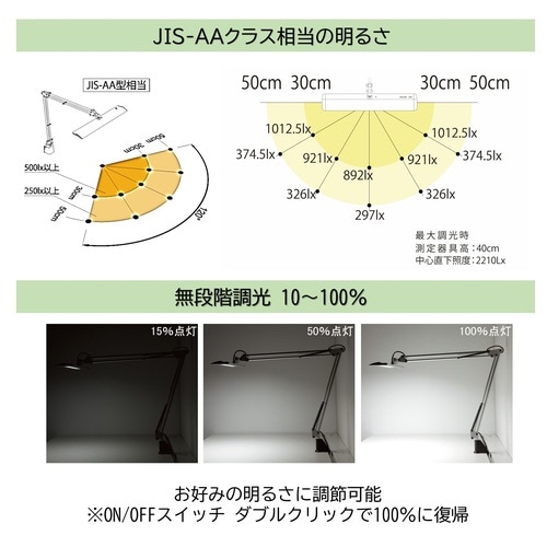 LEDデスクライト Zライト Z−10G