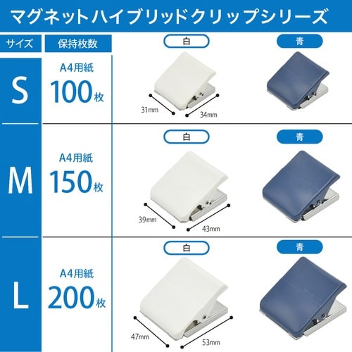 ハイブリッドマグネット クリップ