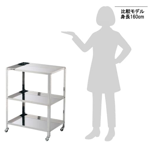 枠付きステンレスワゴン