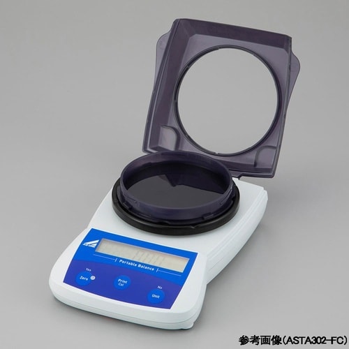 アズプロ コンパクト電子天秤 耐薬品性フッ素コーティング計量皿タイプ