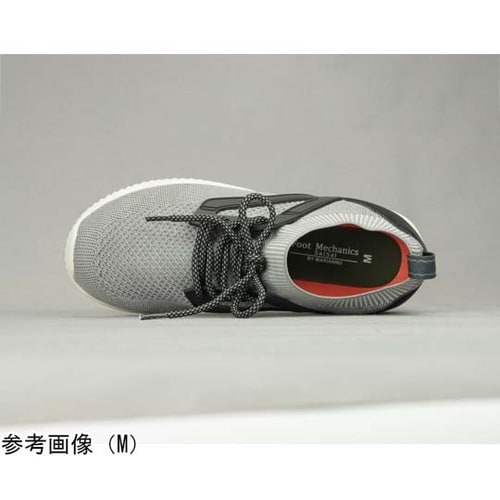 ストレッチニットスニーカー グレー シューレースタイプ WG130