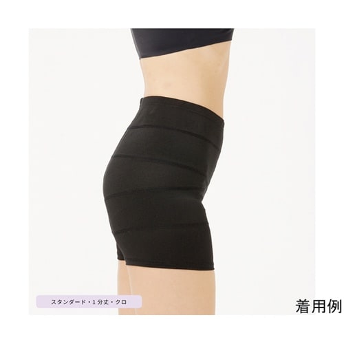 美レギ 美脚 1分丈 黒