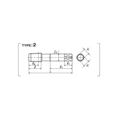 管用テーパネジ用ハンドタップ