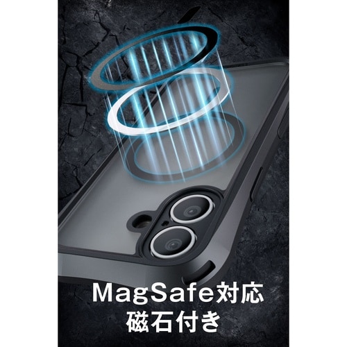 iPhone17 ZEROSHOCK 耐衝撃 Magsafe対応 カメラコントロールカバー
