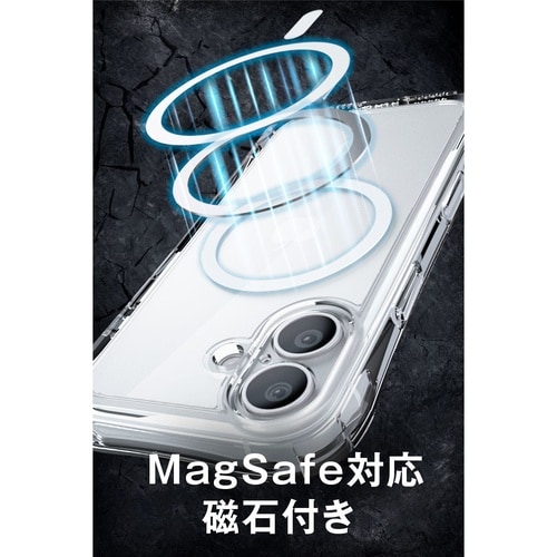 iPhone17 ZEROSHOCK 耐衝撃 Magsafe対応 カメラコントロールカバー