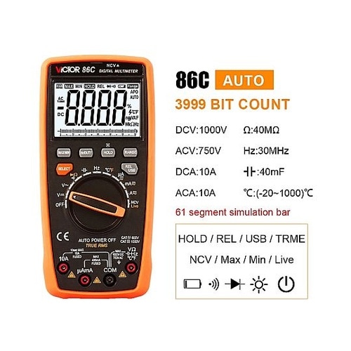 3999オートレンジデジタルマルチメータ