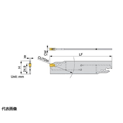 アド・フォース・カット 外径深溝入れ・突っ切り加工用ブレード QSP−CHP