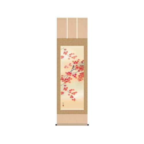 掛軸 「四季花鳥揃」 田村竹世筆 尺五四幅セット