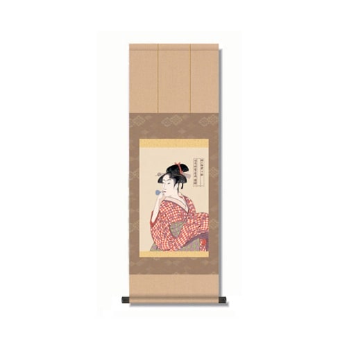 歌麿 『浮世絵 美人画掛軸』 3種