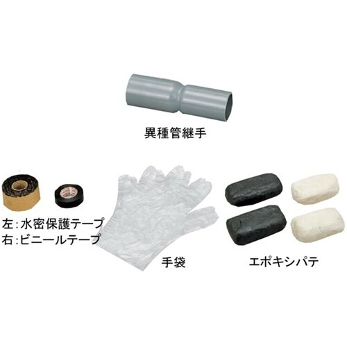 TACレックス|波付硬質合成樹脂管(FEP)異種管接続材料 T−I