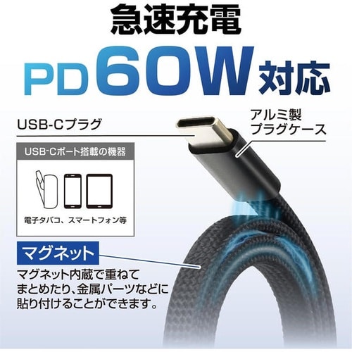 マグネットフラットナイロンケーブルC−C