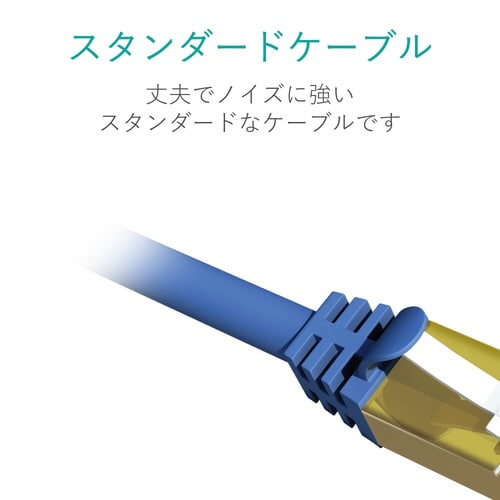LANケーブル CAT7 ツメ折れ防止