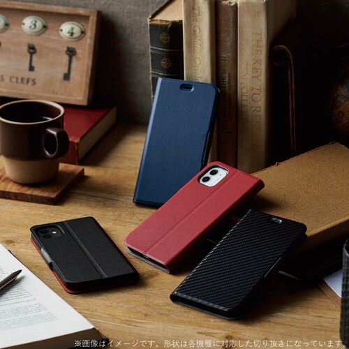 エレコム シンプルスマホ５ ソフトレザーケース ブラック カウネット