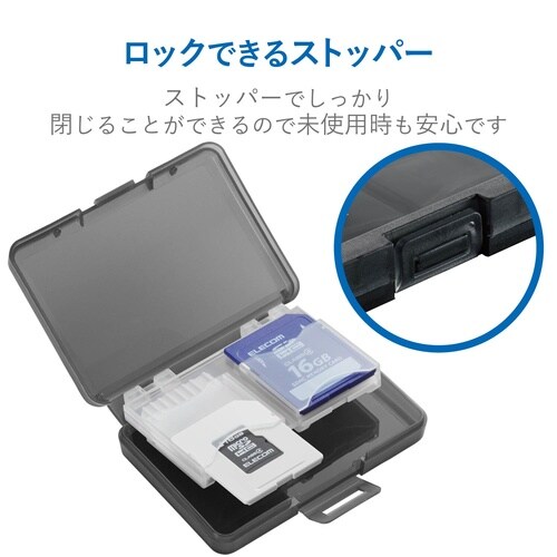 エレコム ｓｄカードケース ４枚収納 ｓｄ ｍｉｃｒｏｓｄ カウネット
