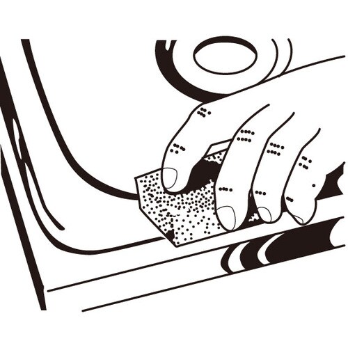 研磨ブロック(ゴム製)