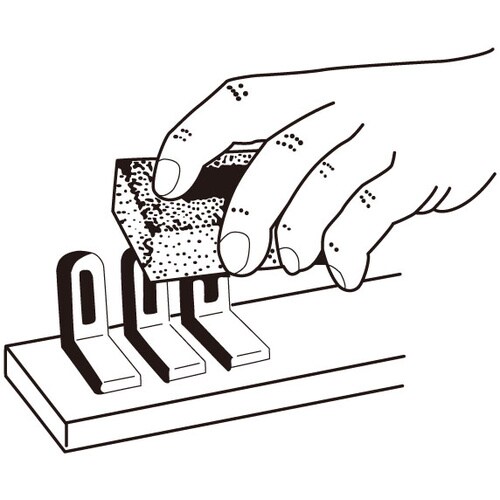 研磨ブロック(ゴム製)