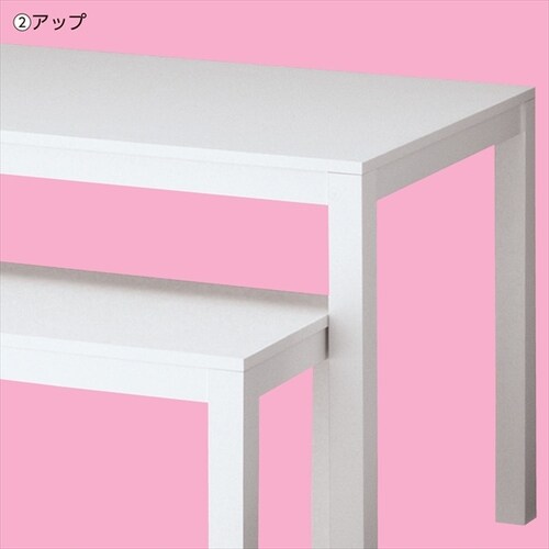 木製ショーテーブル ホワイト