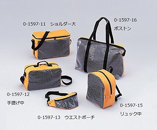 最低価格の アズワン 救急・応急処置用バッグ［透明・耐寒タイプ］ 手提げ 救急・応急用具