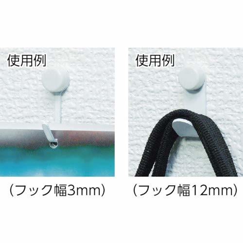 ヒカリ 石膏ボード用フック 細型 耐荷重５ｋ 白 ２個入 ×２０ ＫＳＢＭ