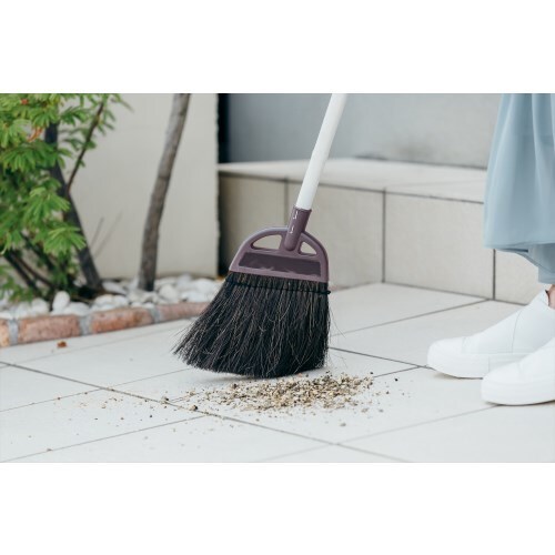 山崎産業 デイリークリーン 庭箒 短柄 アレン カウネット