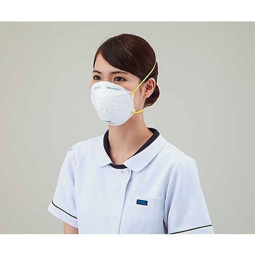 アズワン N95マスク (立体構造) 活性炭入り カップ型|カウネット