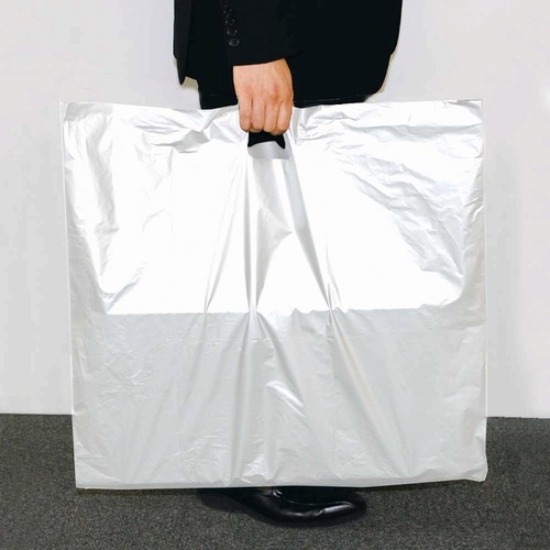 シモジマ 手提ビニール袋 ｈｄポリ ｌｌ ２ 白 ２０枚 カウネット