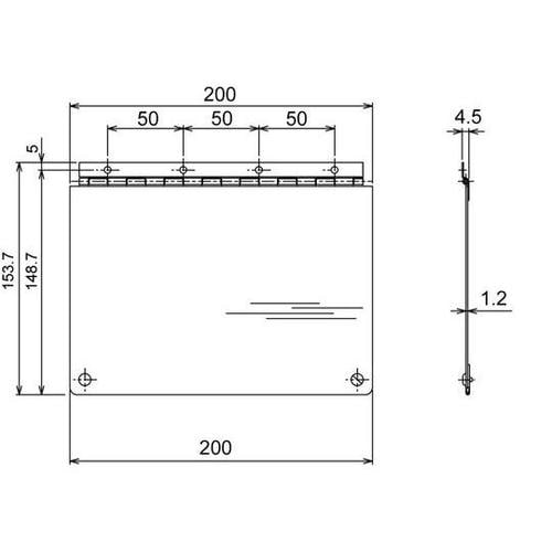 クズ投入口ガイドセット