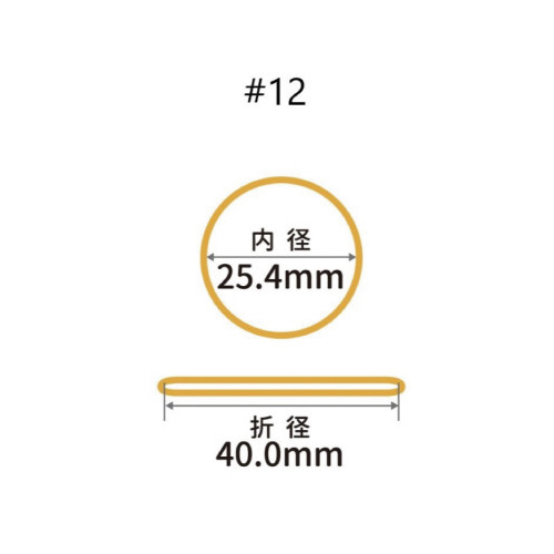 共和 輪ゴム オーバンド ＃１２ １００ｇ箱 長２００×巾４．４×厚１