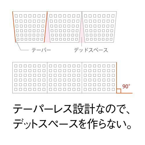 吉川国工業所 ブリックス９００８ 奥行２８ｃｍ ホワイト 奥行２８０