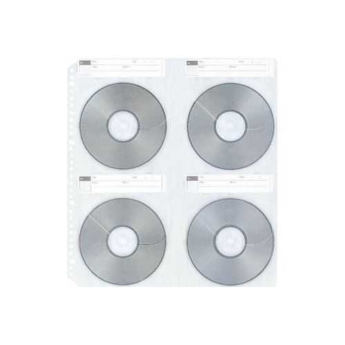 コクヨ アルバム 替台紙 情報メディア用 四ツ切 CD 四ツ切