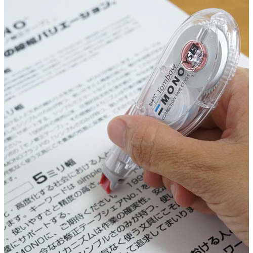 トンボ鉛筆 修正テープモノＹＳ 幅５ｍｍ １０個 ＣＴ－ＹＳ５Ｂ×１０