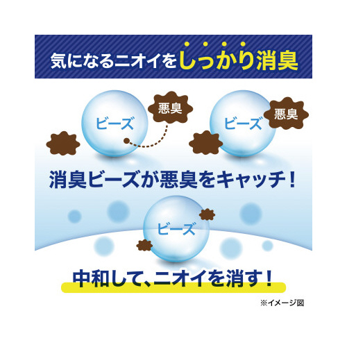 無香空間　薄型　消臭剤　本体　無香料　消臭ビーズ　１２６ｇ　２４個