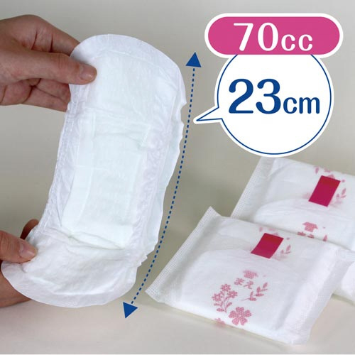 日本製紙クレシア ポイズ さらさら素肌 吸水ナプキン 中量用（７０ｃｃ