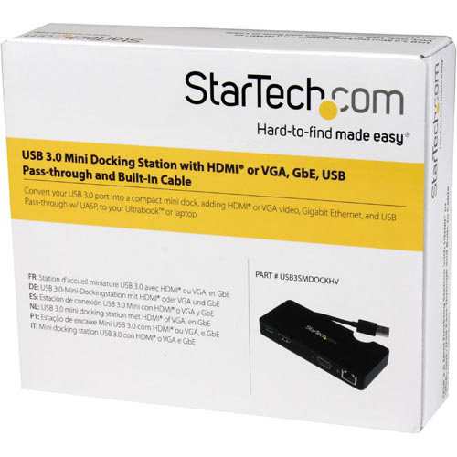 USB 3.0 ドッキングステーション　USB3SMDOCKHV