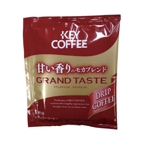 キーコーヒー グランドテイスト ドリップ 甘い香りのモカブレンド １８杯 ３ 業務用 カウネット