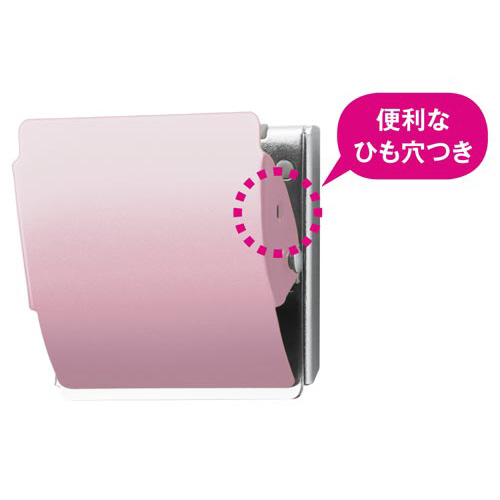 まとめ）プラス マグネットクリップCP-047MCR L 銀 10個〔×5セット