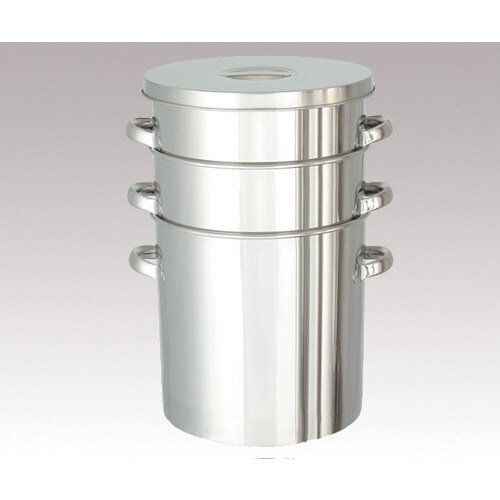 テーパー型フタ付きステンレスタンク