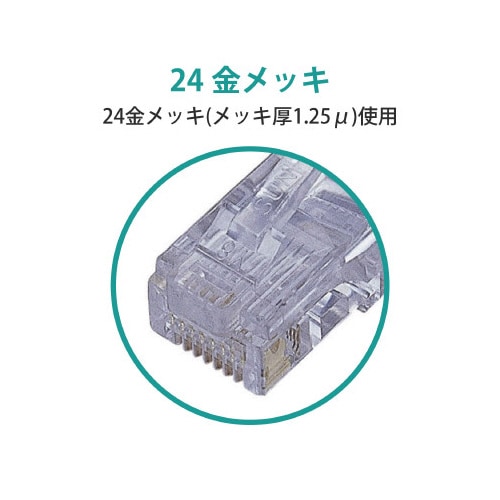 RJ45コネクタ CAT5E 単線/ヨリ線