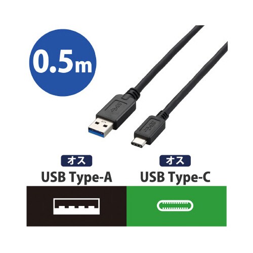 USB3.1ケーブル(A−C)認証品