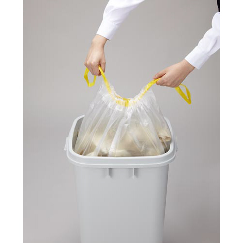 カウネット 収納しやすいひも付きゴミ袋（ロールタイプ） ９０Ｌ 半
