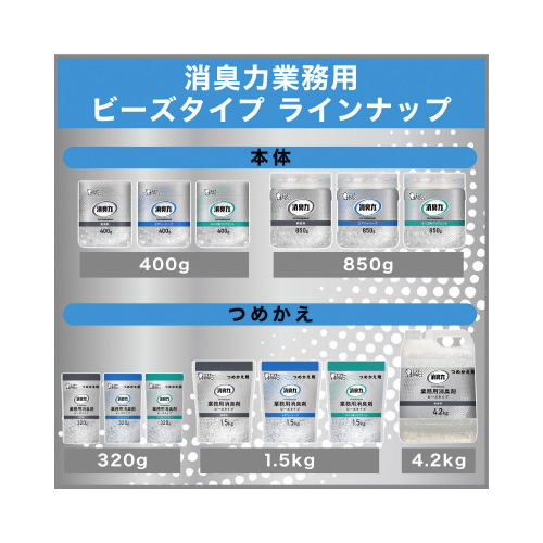 エステー 消臭力業務用ビーズ特大詰替 無香料 ４．２ｋｇ 業務用詰替