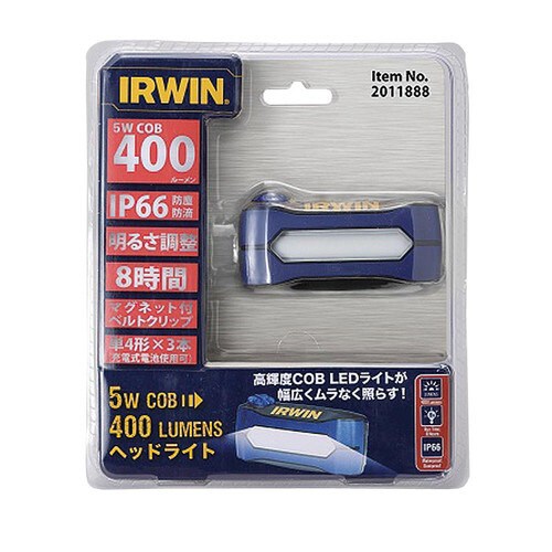 ｉｒｗｉｎ ５ｗｃｏｂｌｅｄヘッドライト４００ルーメン カウネット